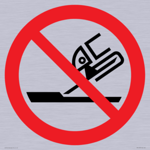 Prohibition: Do not use for face grinding